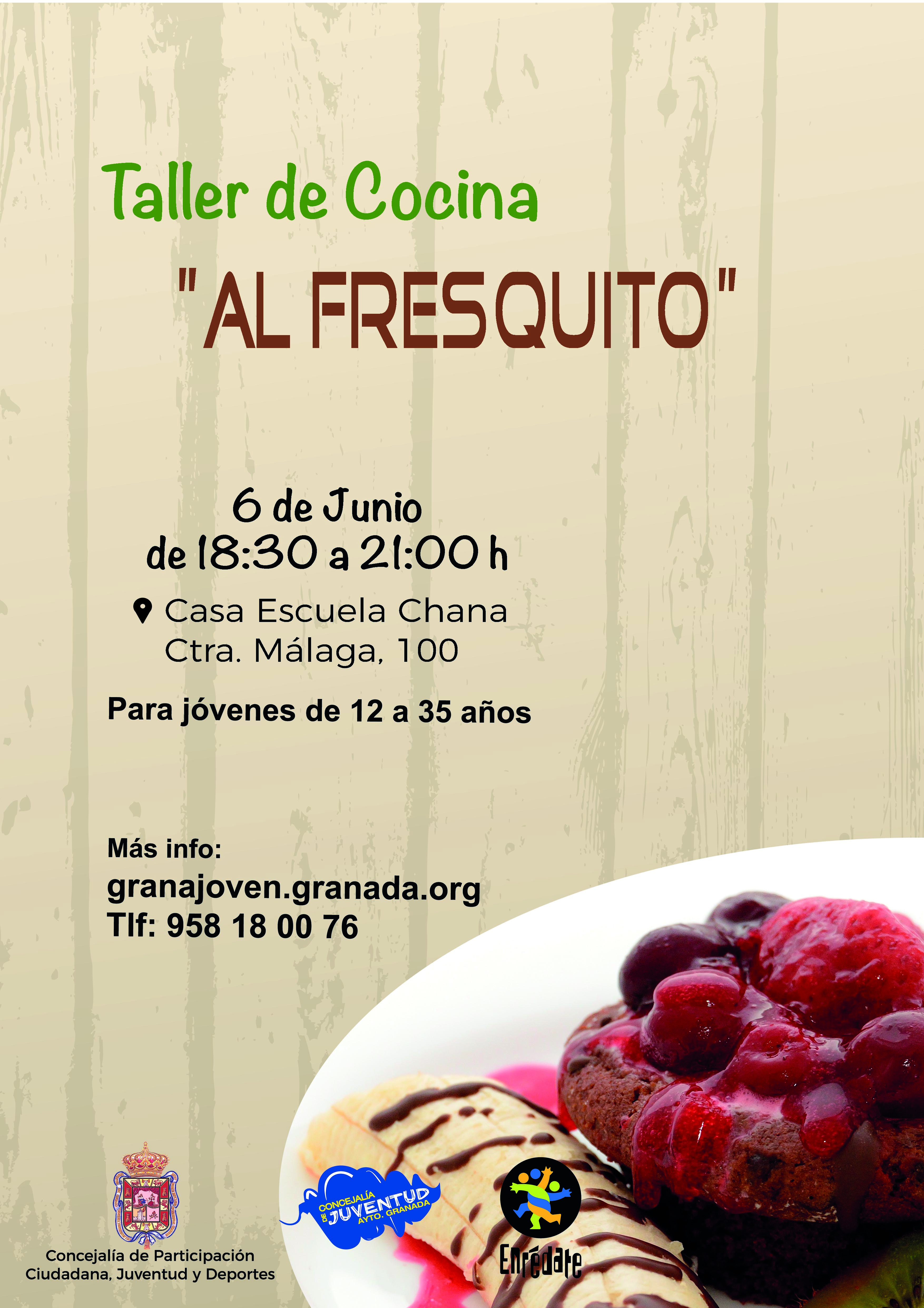 ENREDATE. TALLER DE COCINA